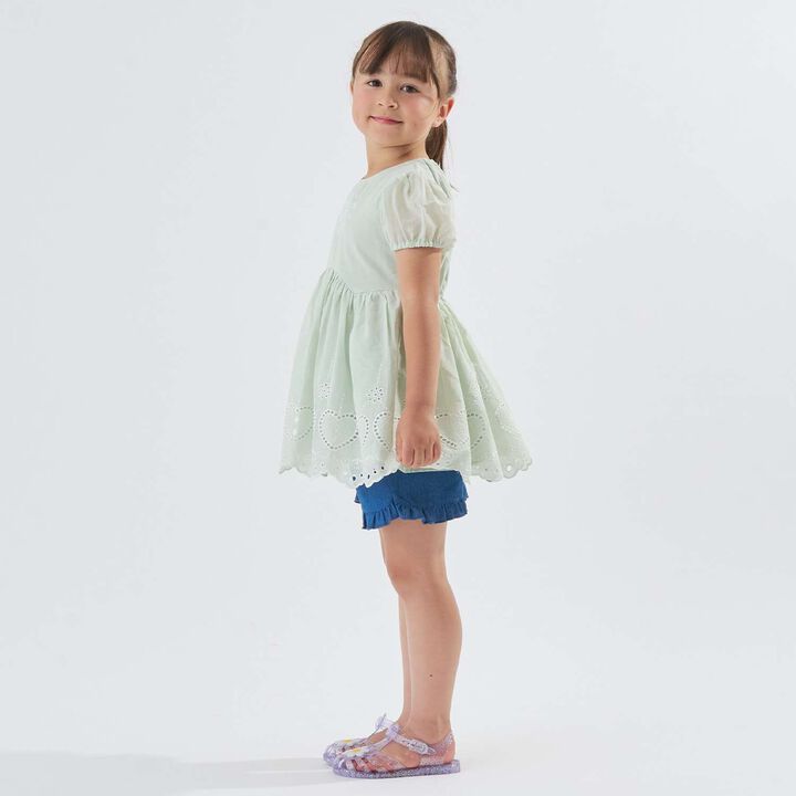 [100% Cotton] Cutwork Lace Tunic,Mint, medium image number 7