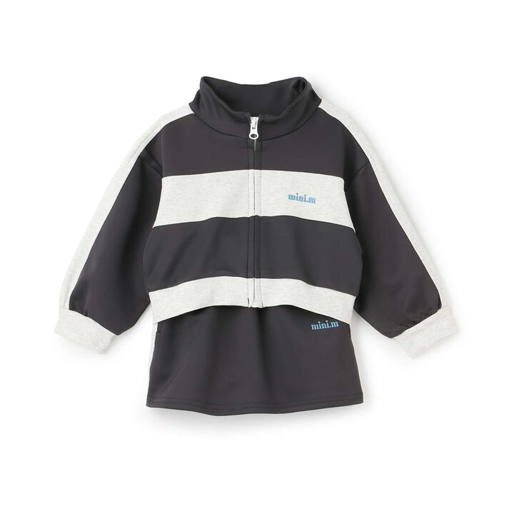 Quick-Dry Track Jacket & Skirt Set,Charcoal gray, medium image number 31