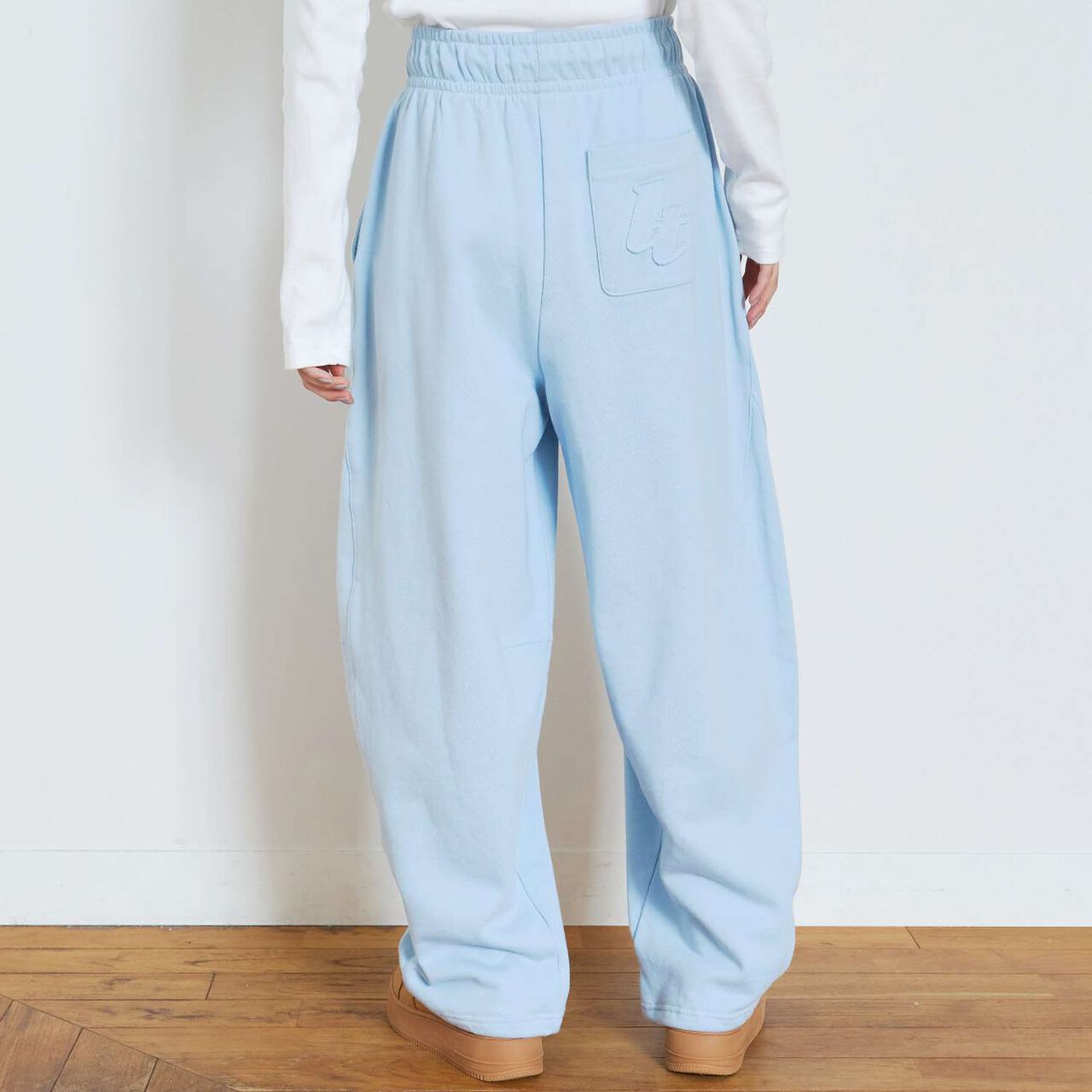 [LTXC/C100%/Set Available] Sweatpants,Sax blue, large image number 2