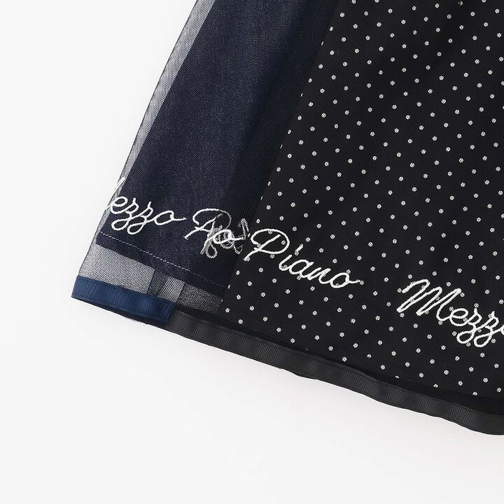 Jumper Skirt & Long-Sleeve T-Shirt Set,Black, medium image number 4