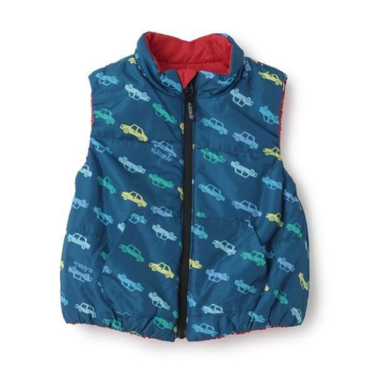 Reversible Car Padded Vest,Red, large image number 13