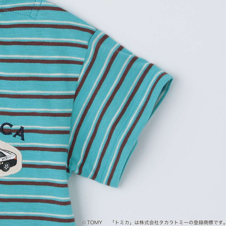 [TOMICA / Cool Touch] Multi-Stripe Short Sleeve T-Shirt,Orange, medium image number 10