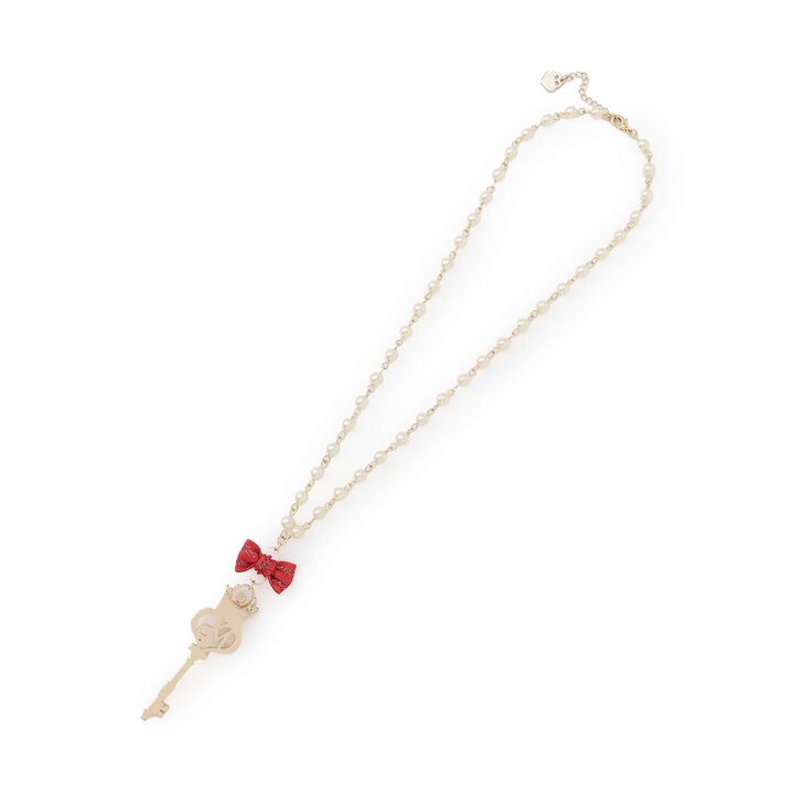 MP Key Motif Necklace,Gold, medium image number 3