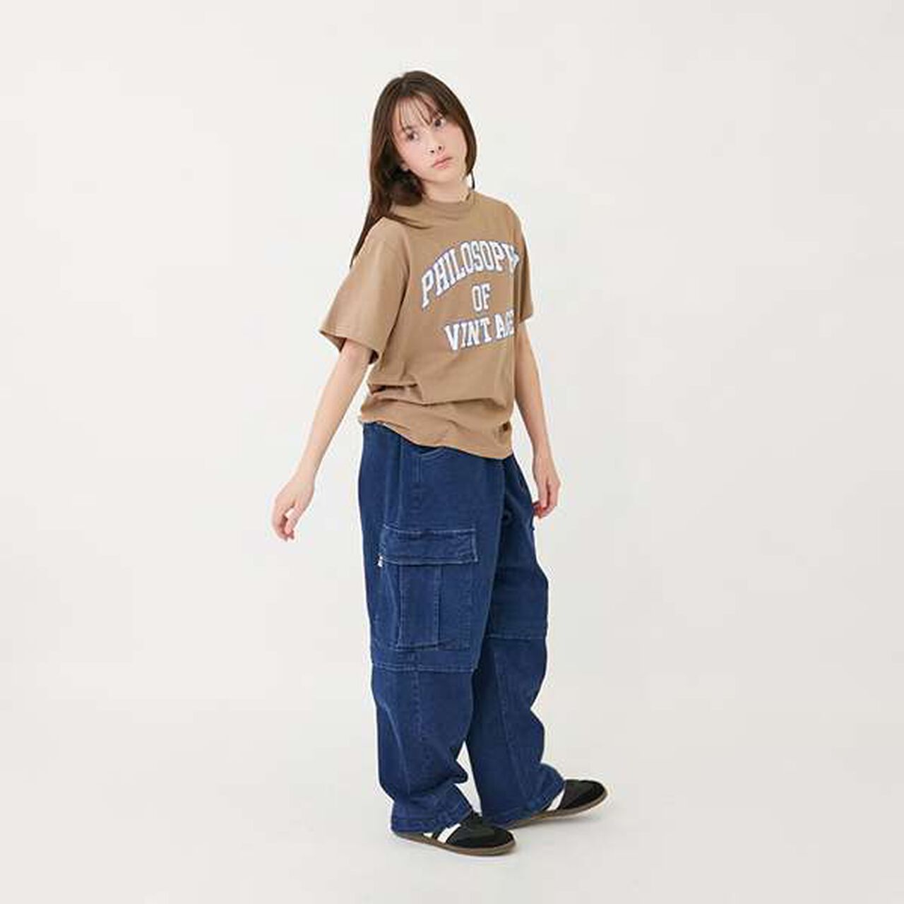 [FORGETNEVER] 2 WAY Denim Pants_GLSW,Deep blue, large image number 20