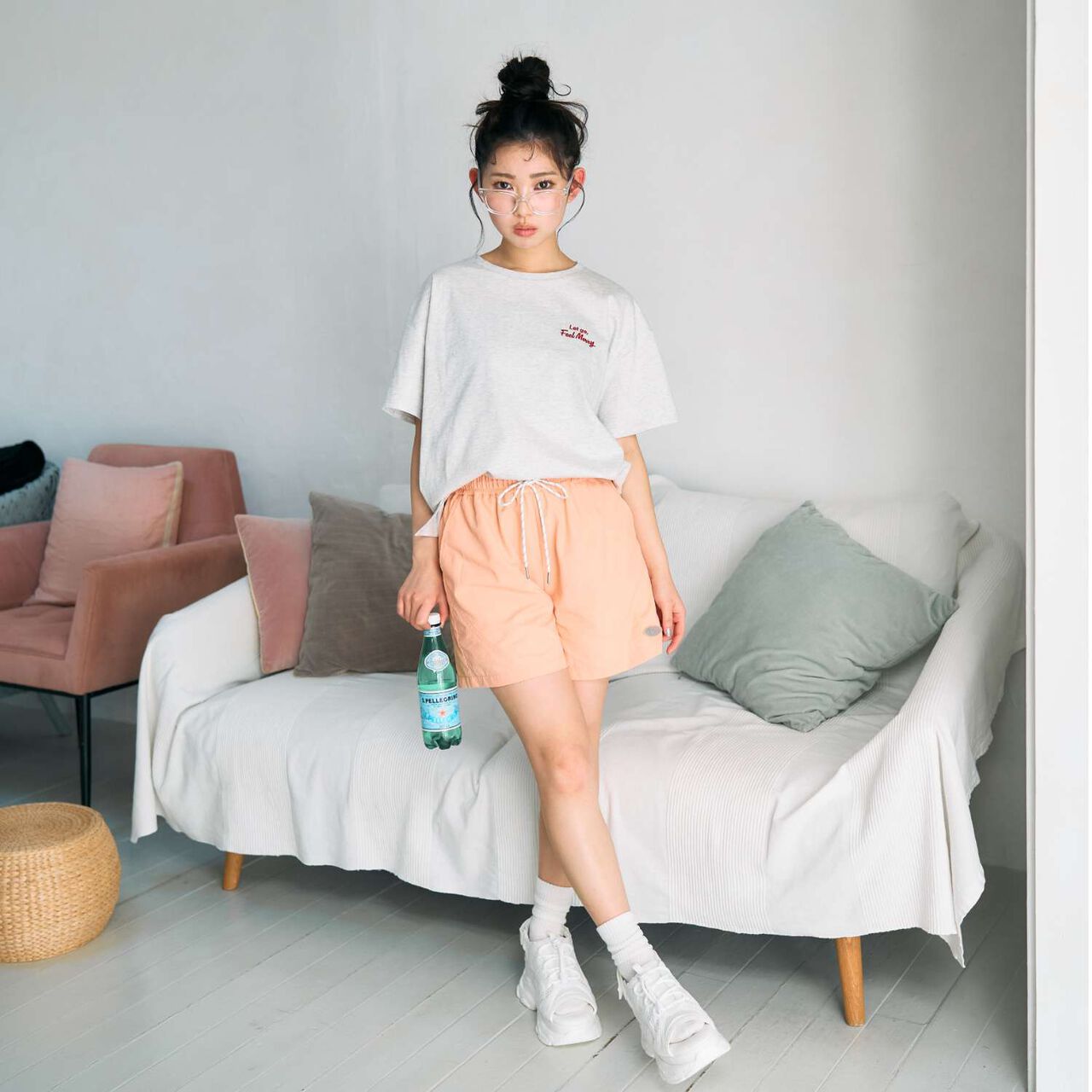 [LTXC / Cool Sensation / UV / Water Repellent] Land and Water Use Pants,Peach, large image number 1