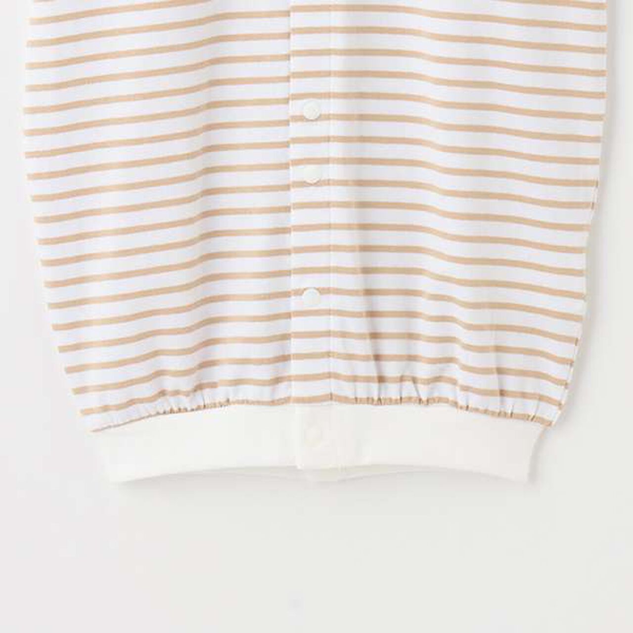 Animal Stripe Long-Sleeve 2-Way All-in-One,Mustard, large image number 5