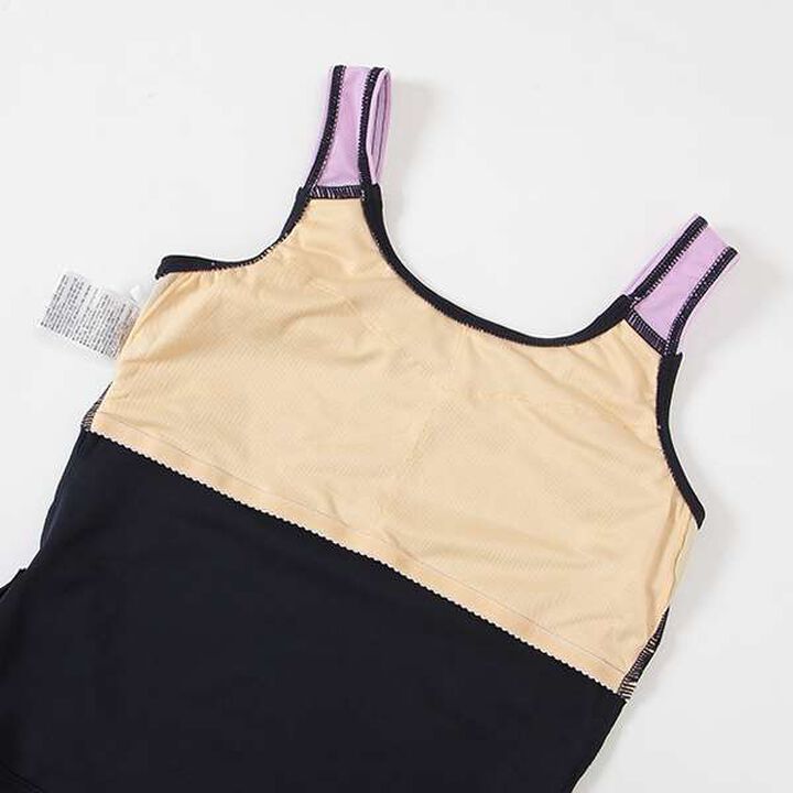 LT Pleated Skirt Tankini [SWIM],Purple, medium image number 3