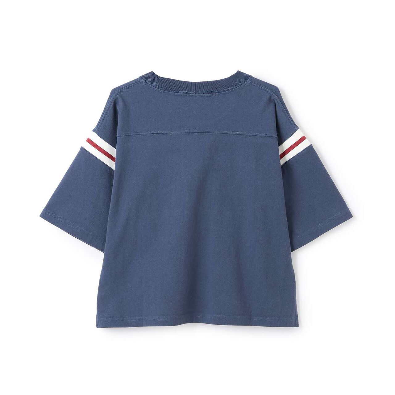 [Russell] Numbered Football Long Sleeve T-Shirt,Off white, large image number 8