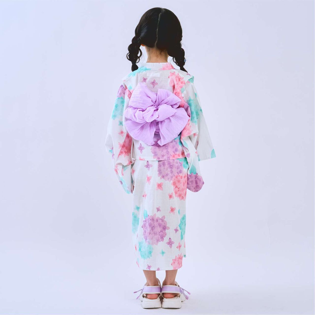 [Yukata] One-Piece Yukata Dress,Pearl white, large image number 3