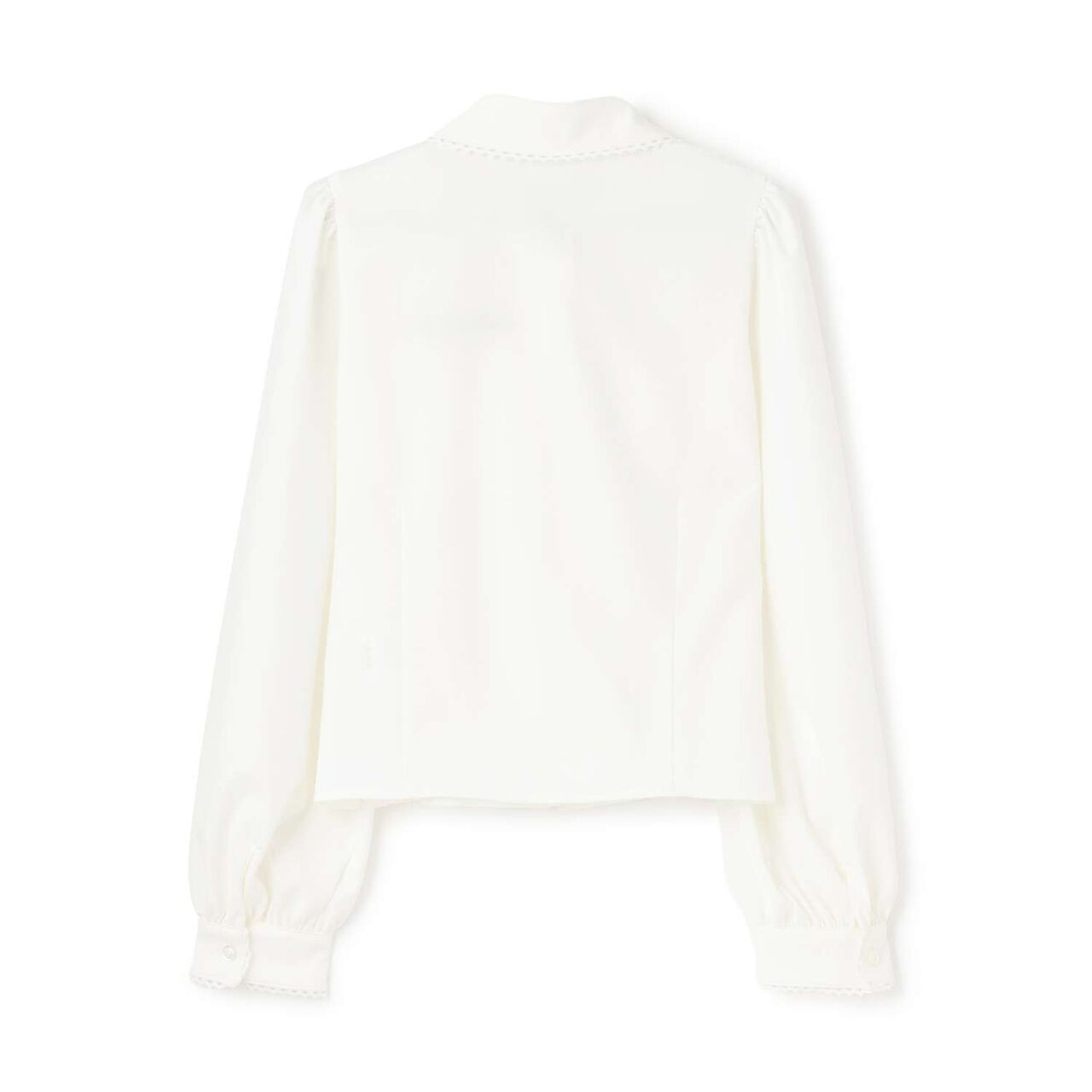 [Graduation Attire] Removable Ribbon Shirt,Off white, large image number 4