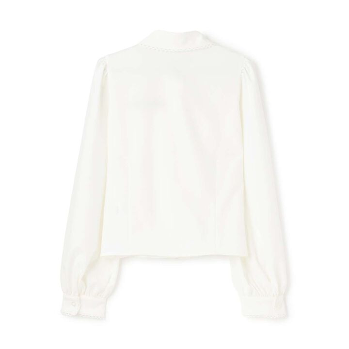 [Graduation Attire] Removable Ribbon Shirt,Off white, medium image number 4