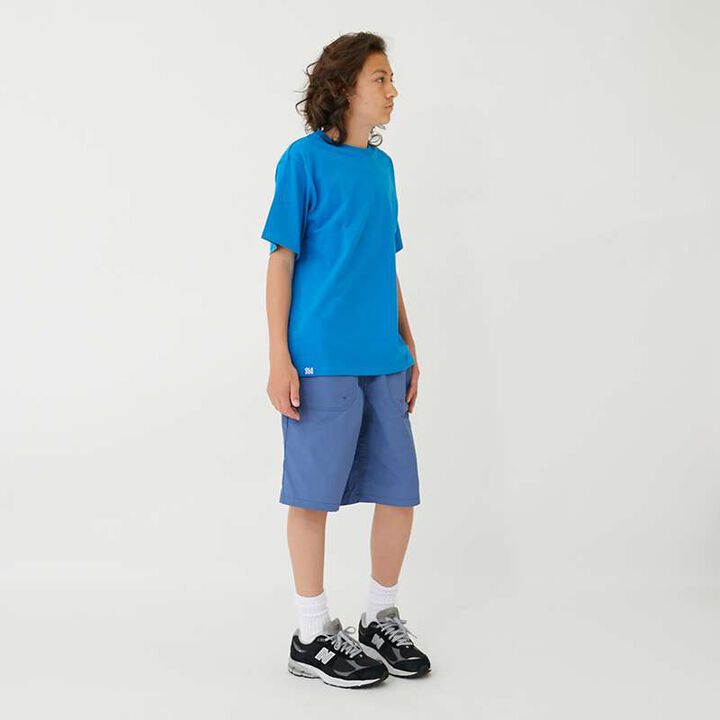 Back Photo Print Short Sleeve T-Shirt,Blue, medium image number 14