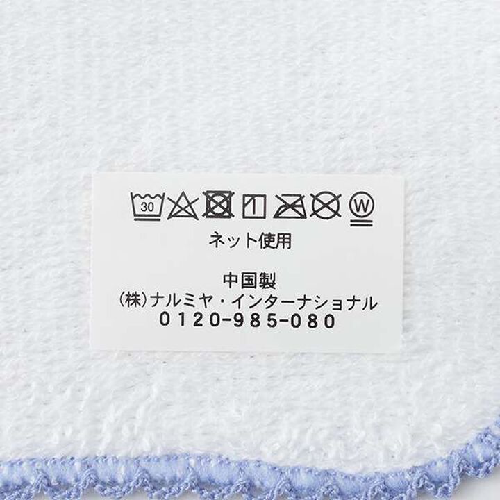 Shopping Pattern Hand Towel,Light blue, medium image number 6