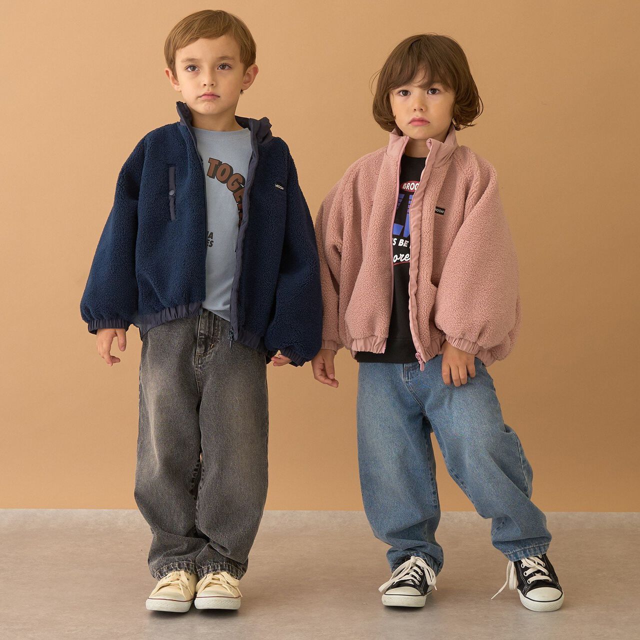 [LOVE DENIM] Loose Straight Pants,Black, large image number 23