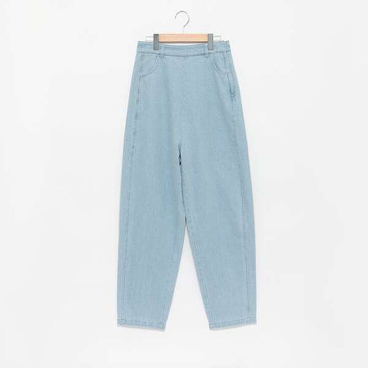[LADIES] Beautiful Leg Denim Pants,Sax blue, medium image number 4