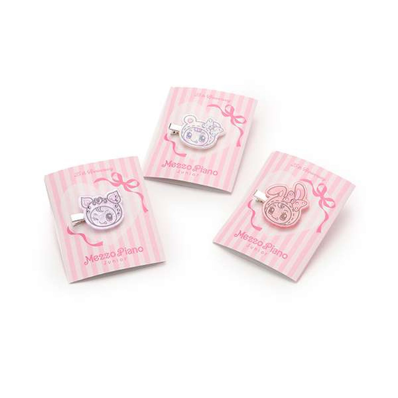 Assorted Character Sparkling Bang Clips,Light pink, large image number 4