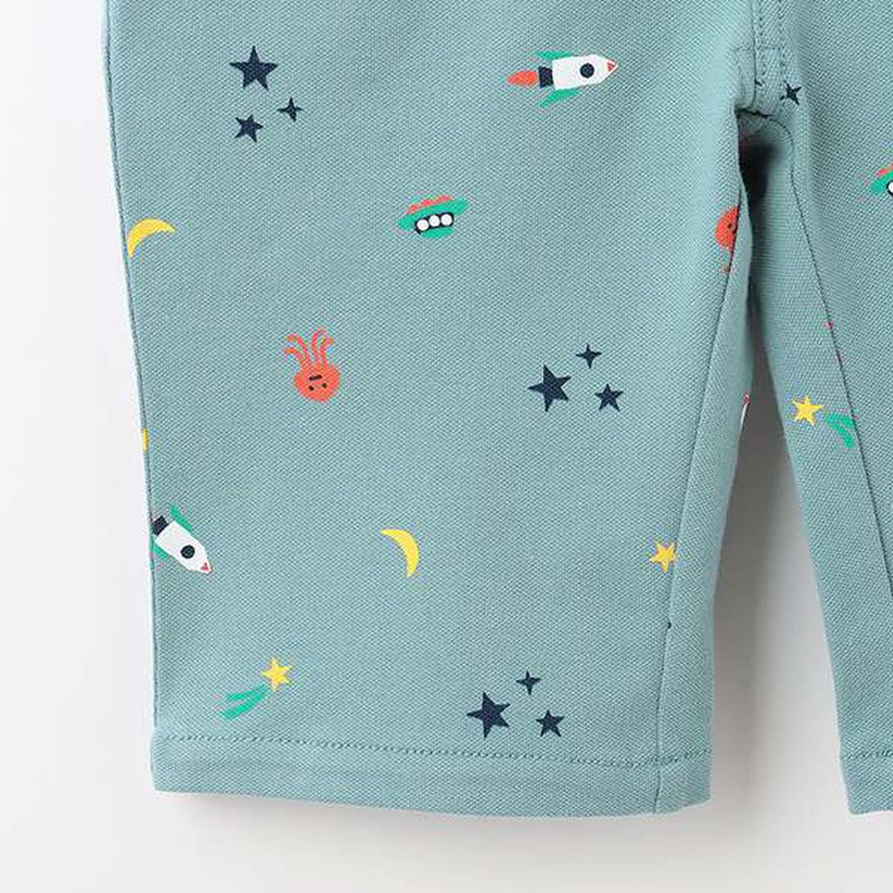 Space Pattern 6/10 Length Pants,Beige, large image number 5