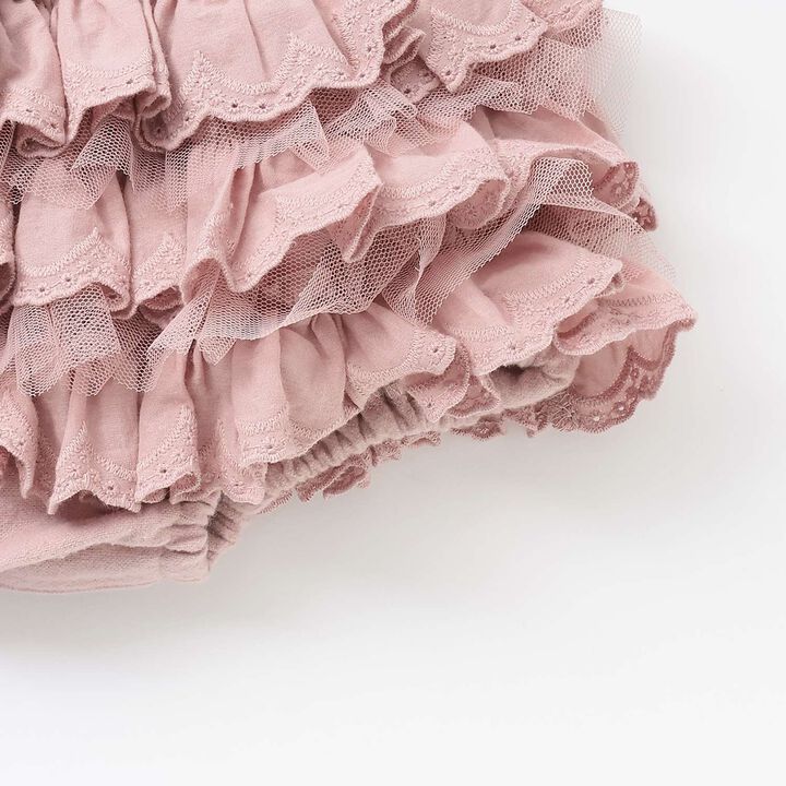 Lace Frilled Pants,Ivory, medium image number 3