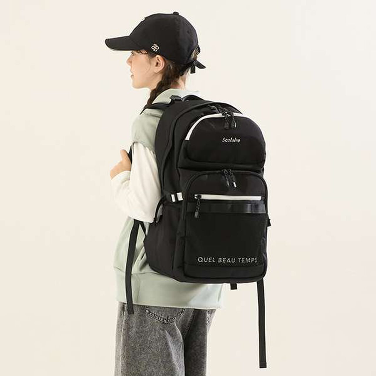 32L School Backpack,Black, large image number 0