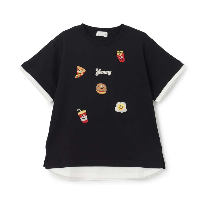 Assorted Embroidery T-Shirt,Milky white, medium image number 7