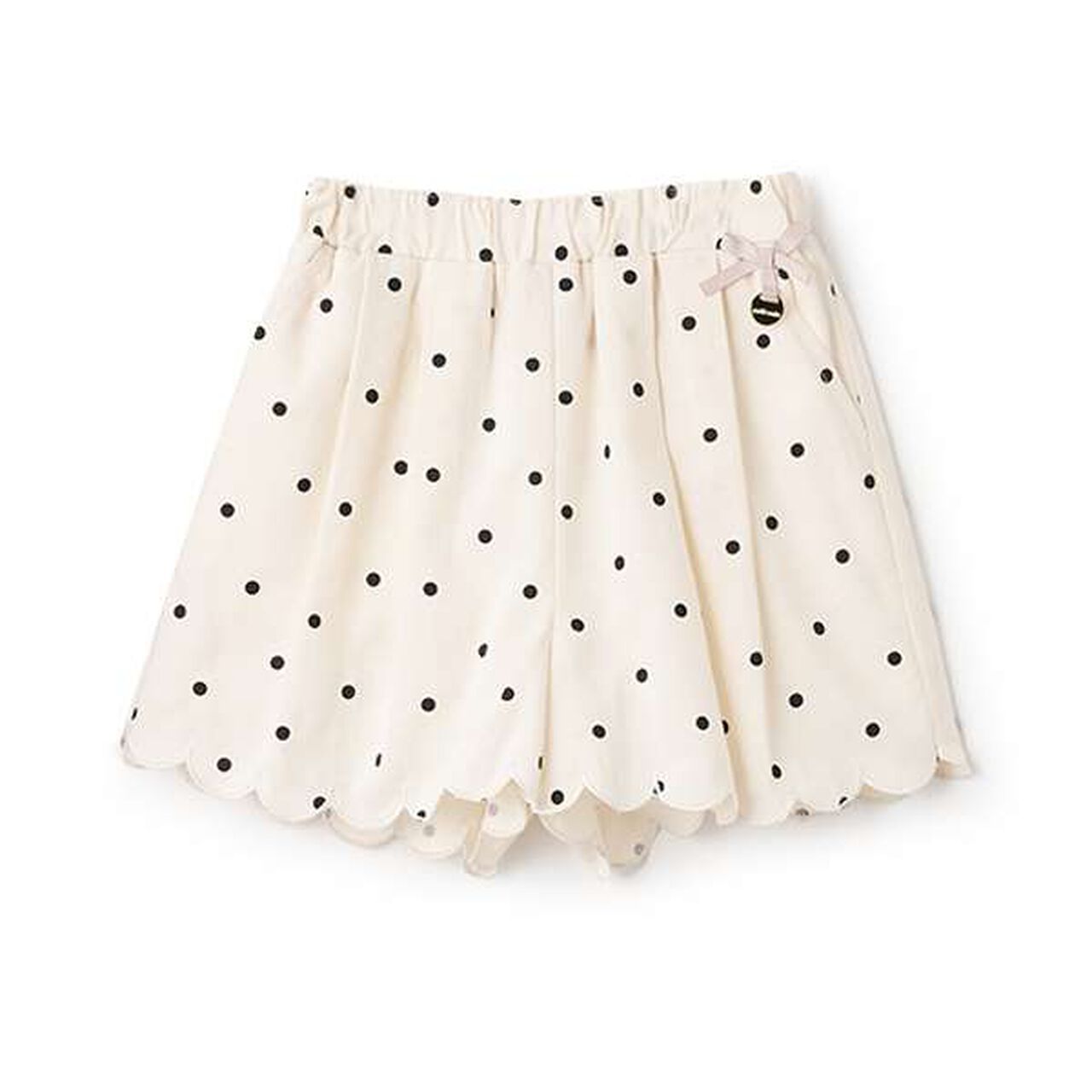 [Chikawa] Embroidered Culottes,Ivory, large image number 6