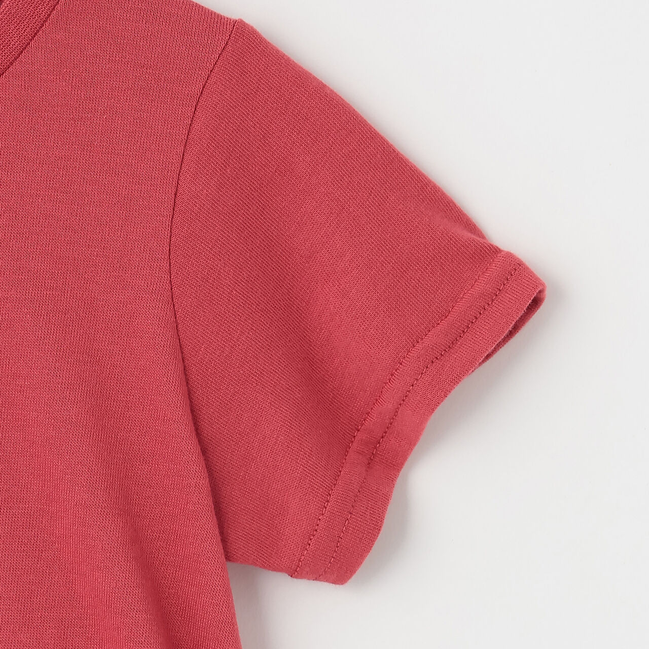 [Cool Touch] Motif Short Sleeve T-Shirt,Red, large image number 8