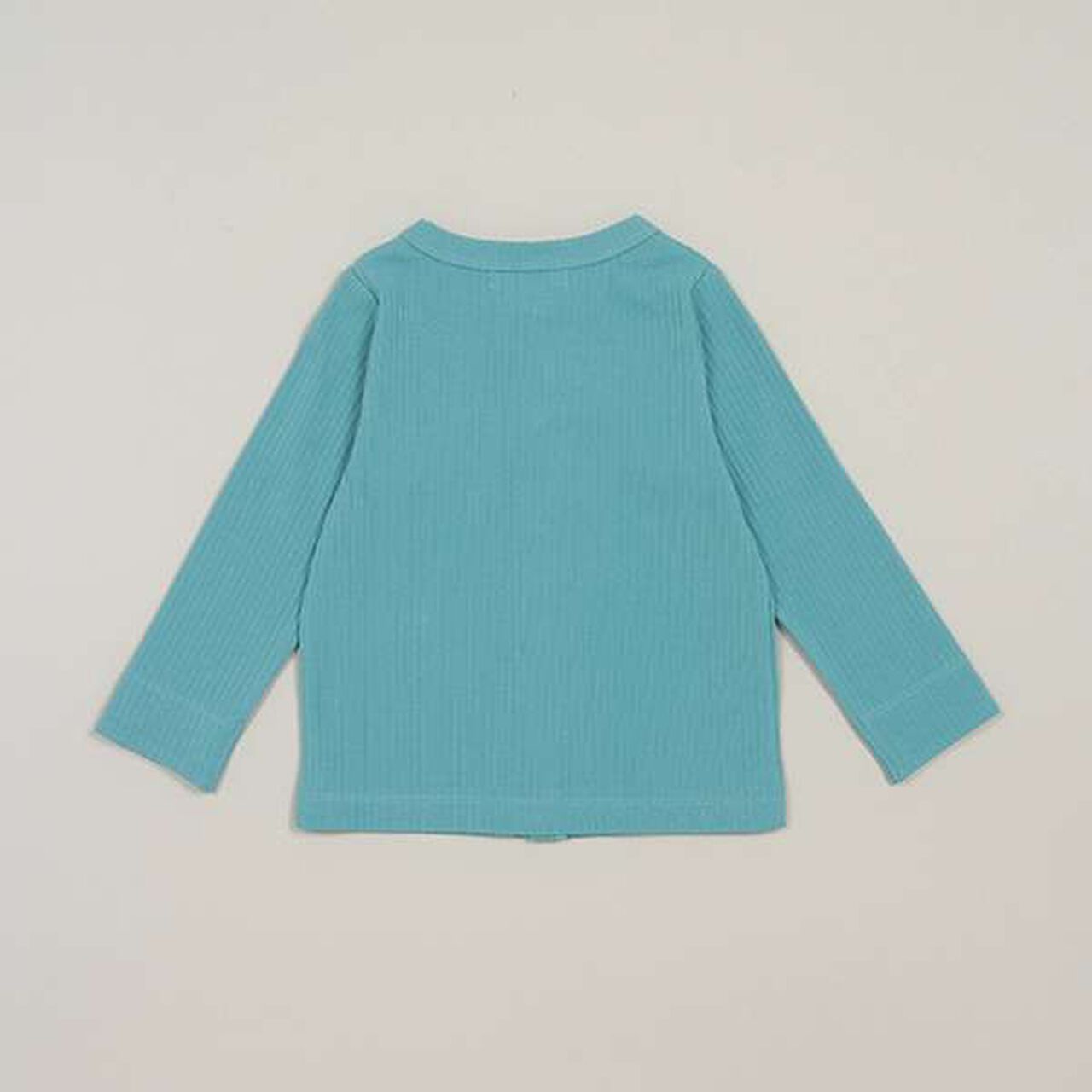 Ribbed Cardigan,Lemon yellow, large image number 1