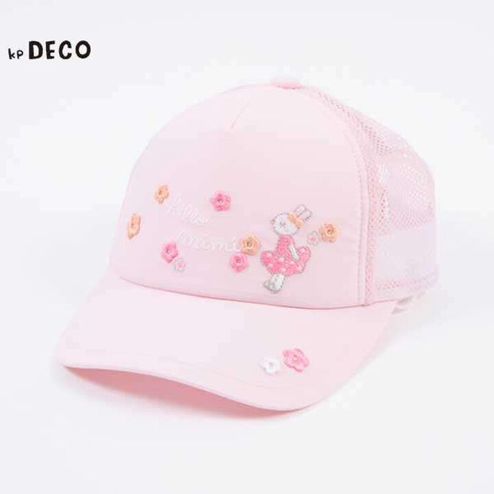 Rabbit Mesh Cap (S-L),Pink, medium image number 0