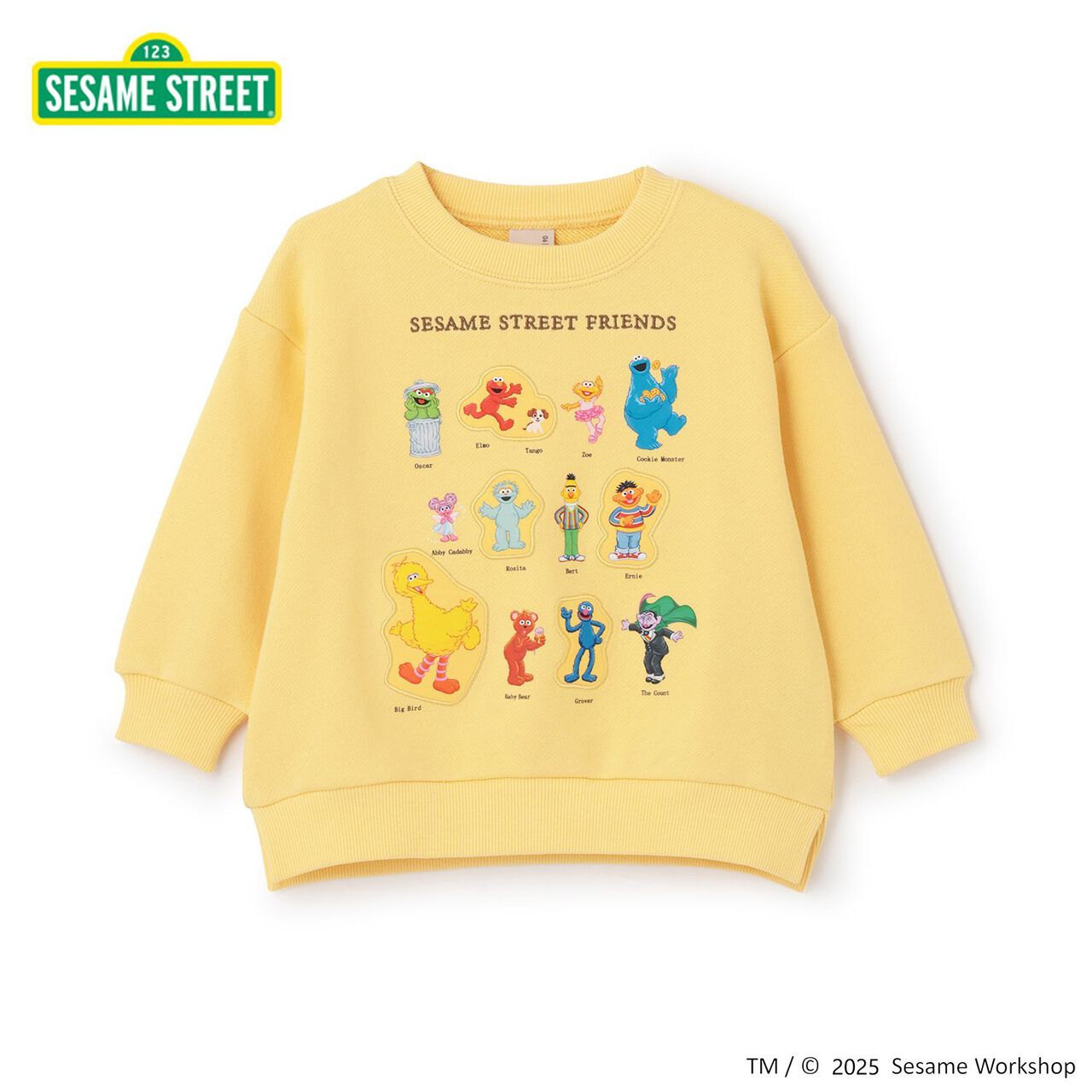 [SESAME STREET] Character Full Sweatshirt,Light blue, large image number 5