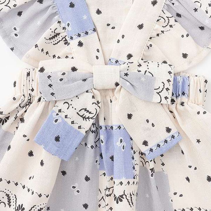 [Link][DOG] Shoulder Frill Dress,Light beige, medium image number 8