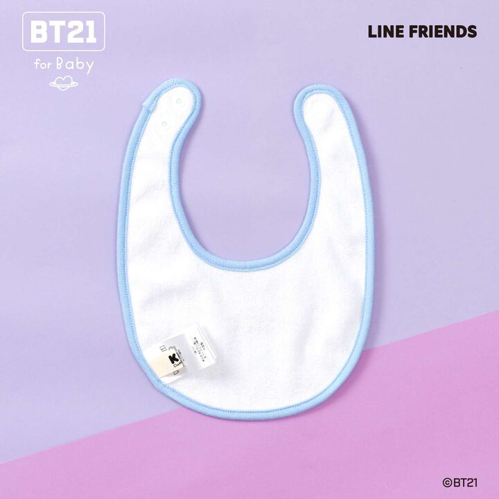 [BT21] Print & Embroidery Bib,Off white, medium image number 2