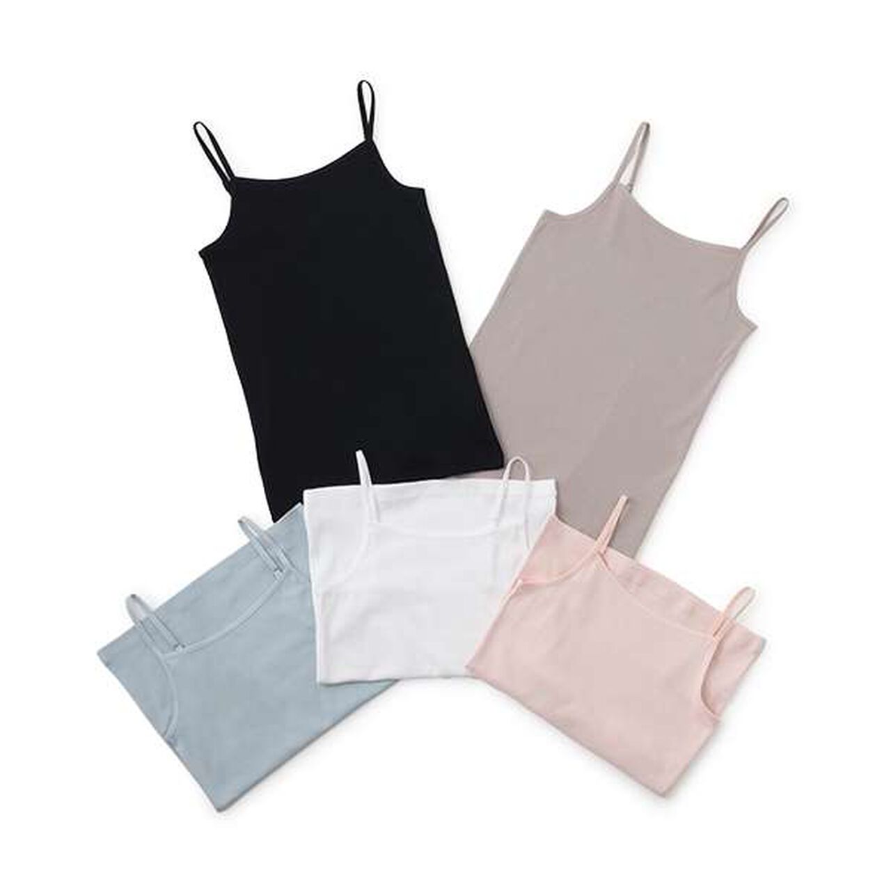 Basic 100% Cotton Camisole,Pink, large image number 7