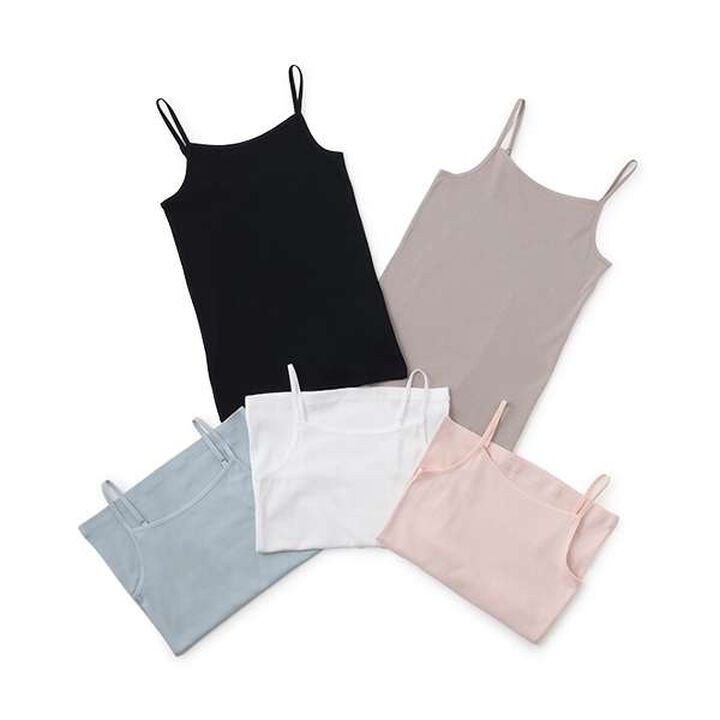 Basic 100% Cotton Camisole,Pink, medium image number 7