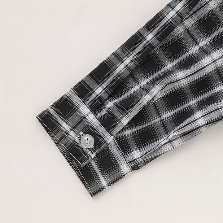 [Inner Wear Set] Long-Sleeve Checkered Shirt,Black, medium image number 21