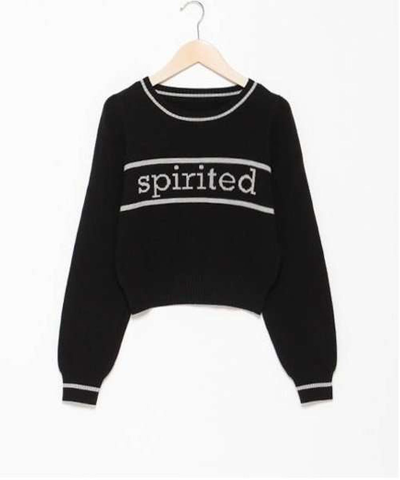 Line Logo Jacquard Knitwear,Black, large image number 12