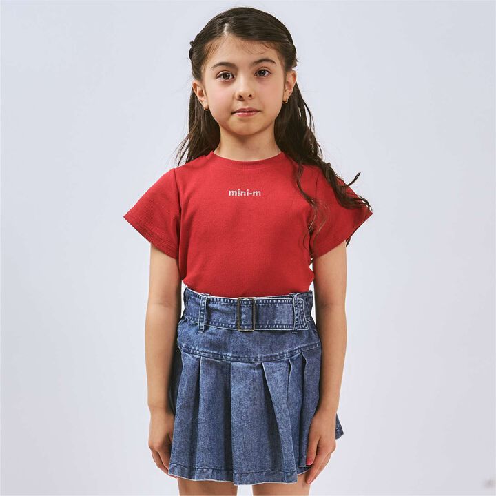 Sleek Plus Quick-Dry Ribbed Short-Sleeve Kids T-Shirt,, medium