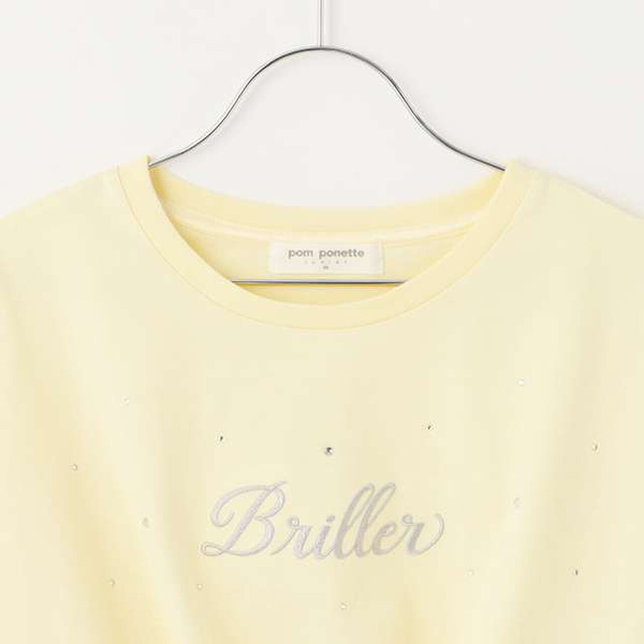 Front Tie Logo T-Shirt,White, large image number 2