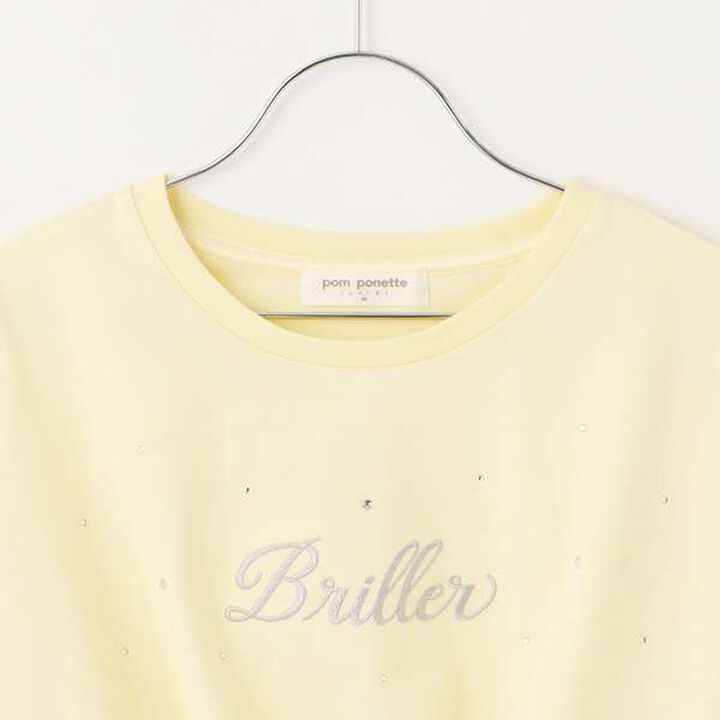 Front Tie Logo T-Shirt,White, medium image number 2