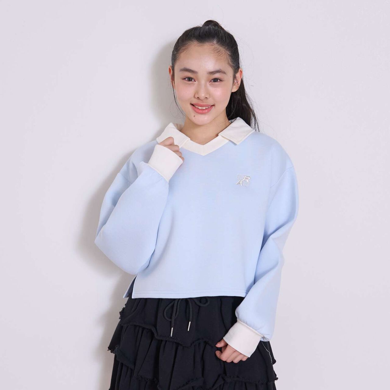 [Fuwakaru/Set Available] Cardboard Pullover,Ivory, large image number 2