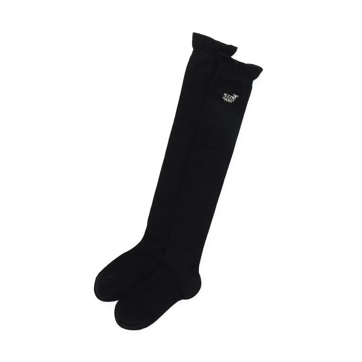 [Antibacterial Deodorizing] Logo Embroidered Knee-High Socks,Gray, medium image number 24