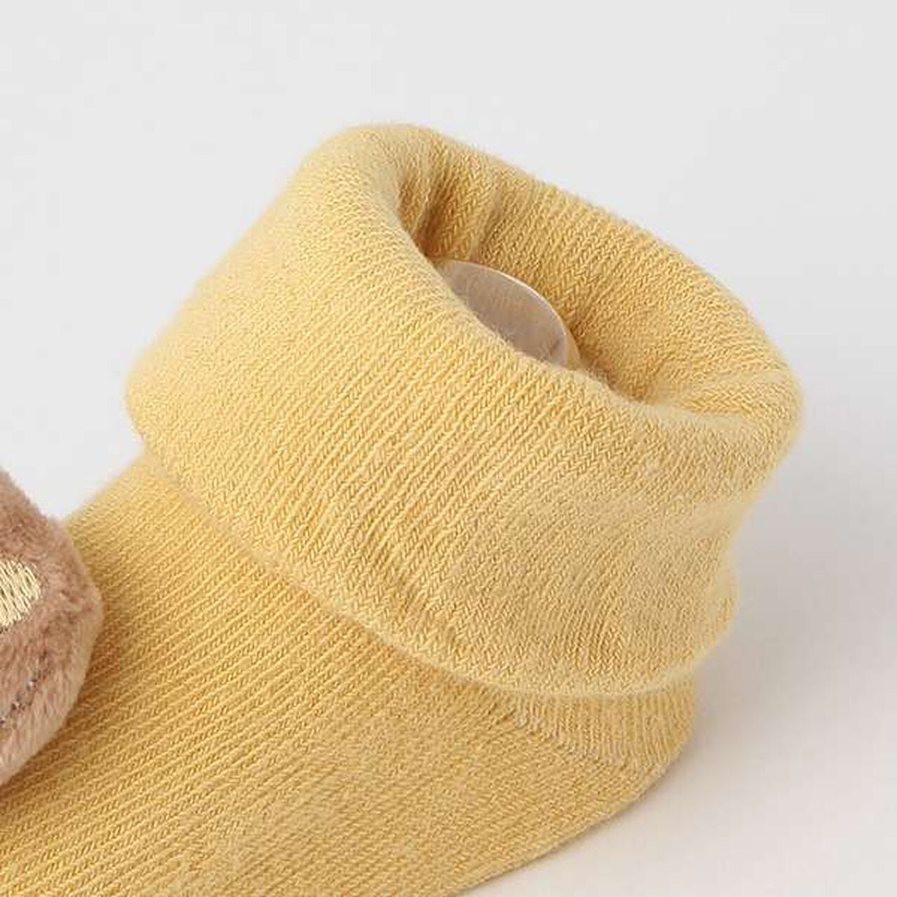 Animal Motif Cup Socks,Mustard, large image number 5