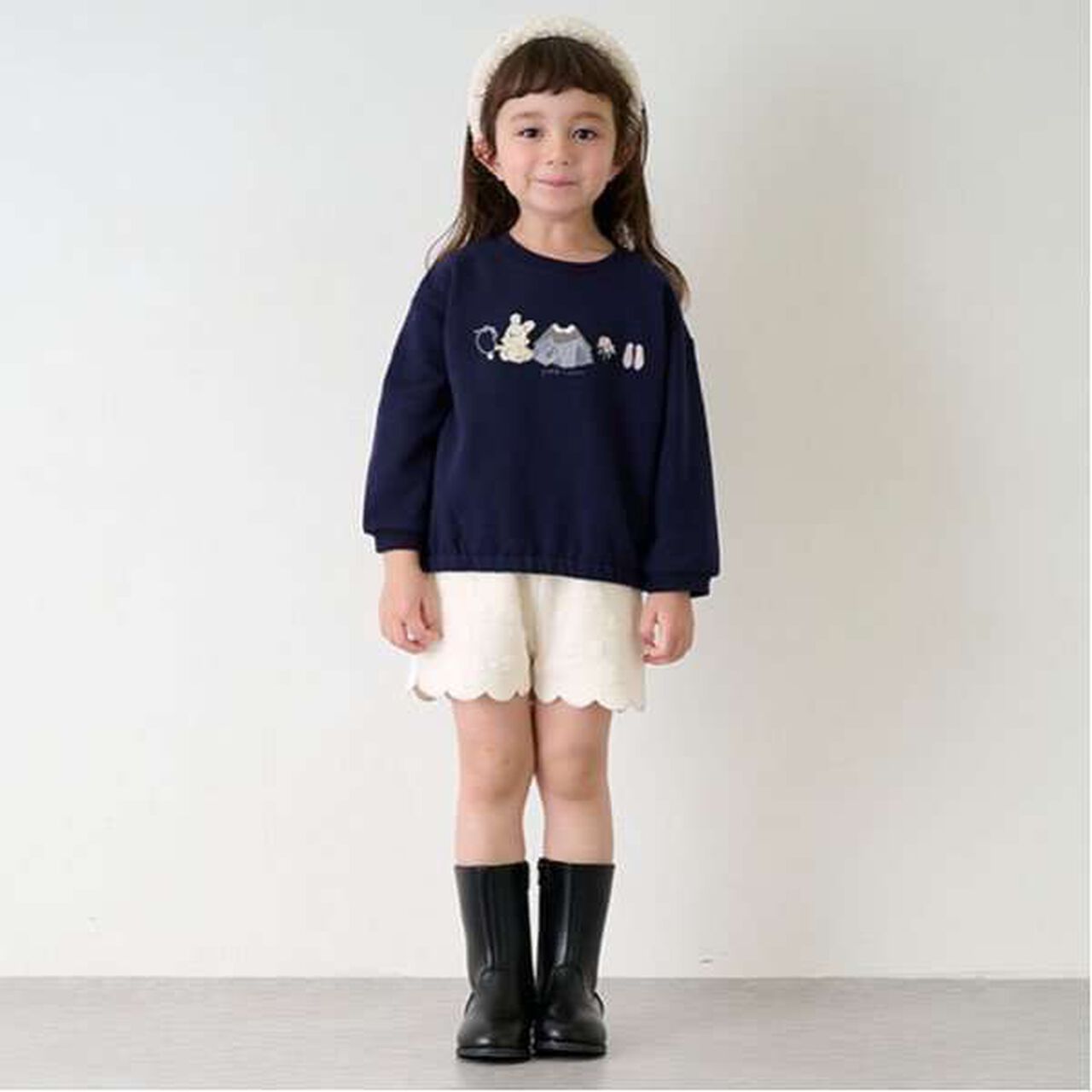 Long Boots,Beige, large image number 6