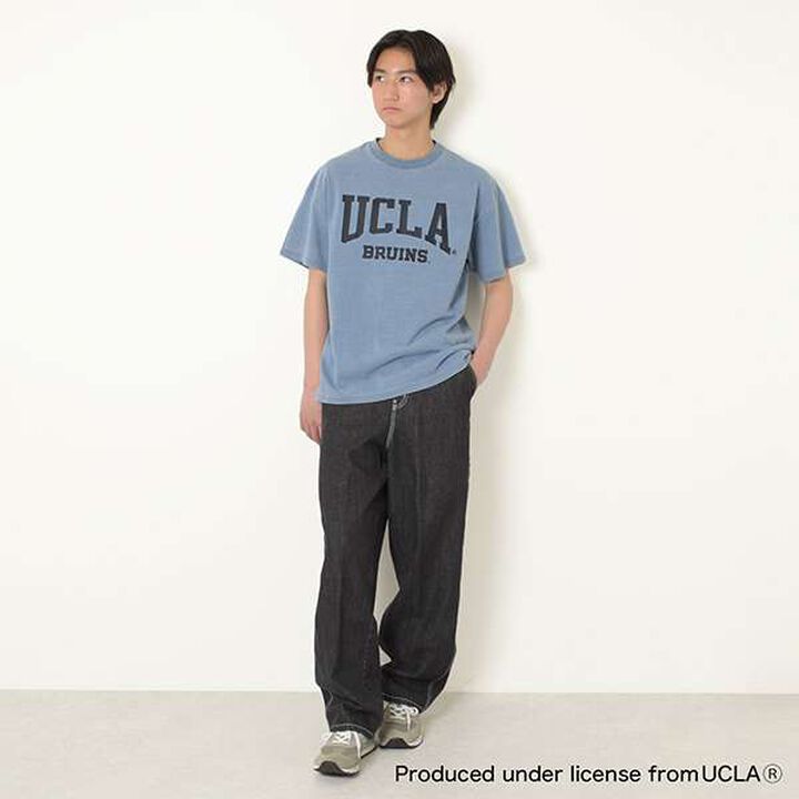 [UCLA] Cotton Front UCLA Logo Short Sleeve T-Shirt,Light blue, medium image number 4