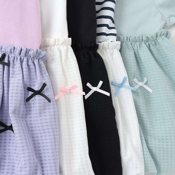 Quick-Dry UV Non-Crumbling Either Way Is Fine Muteki T Balloon Peplum Tops,Lavender, medium image number 10