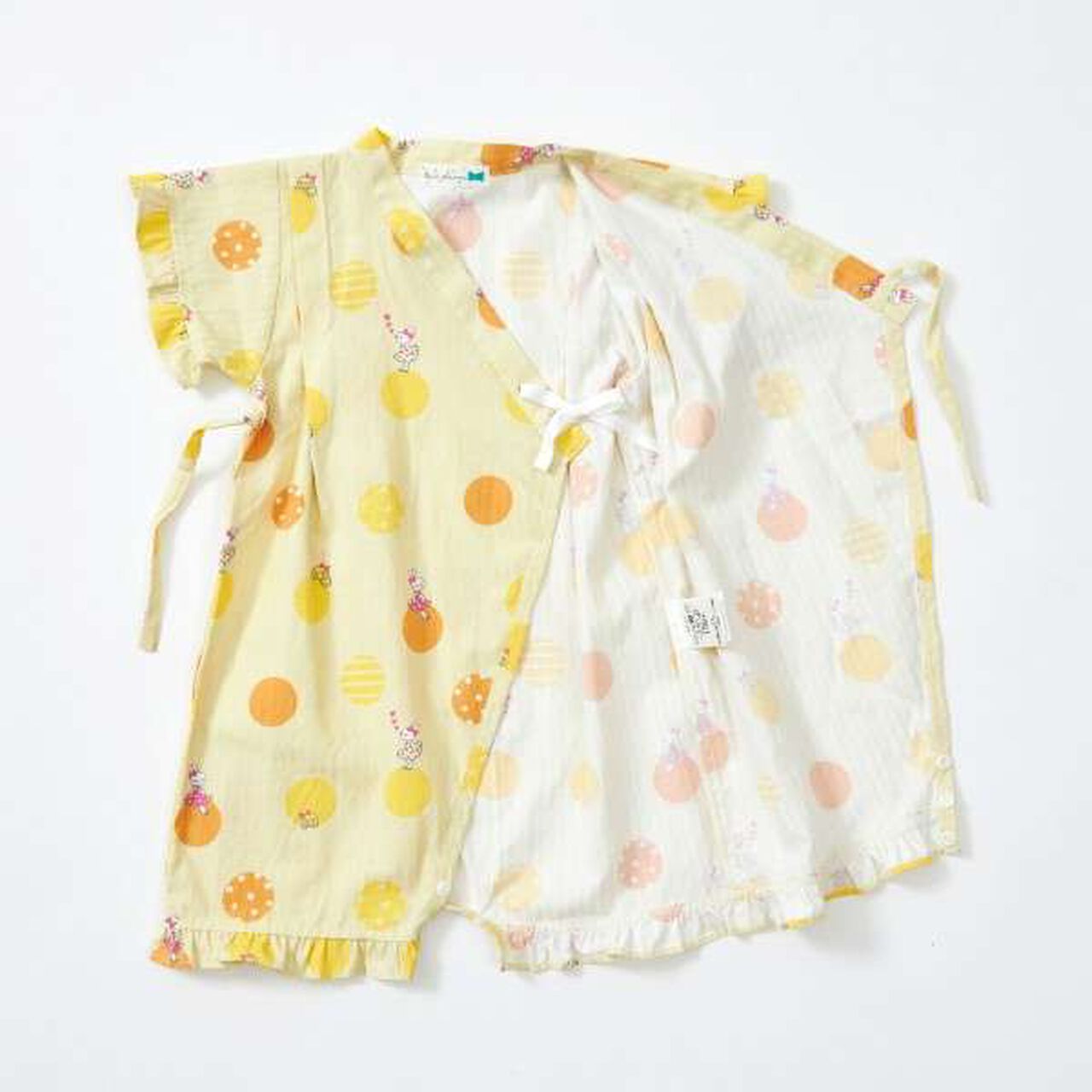 KP Polka Dot Pattern & Mimi-chan Jinbei All-in-One (Free),Pink, large image number 9