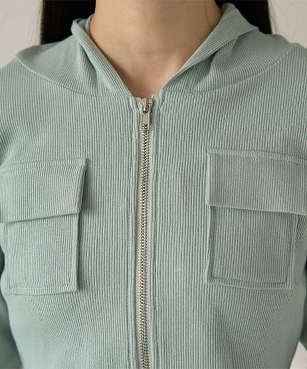 Color Block Compact Parka,Mint, large image number 13