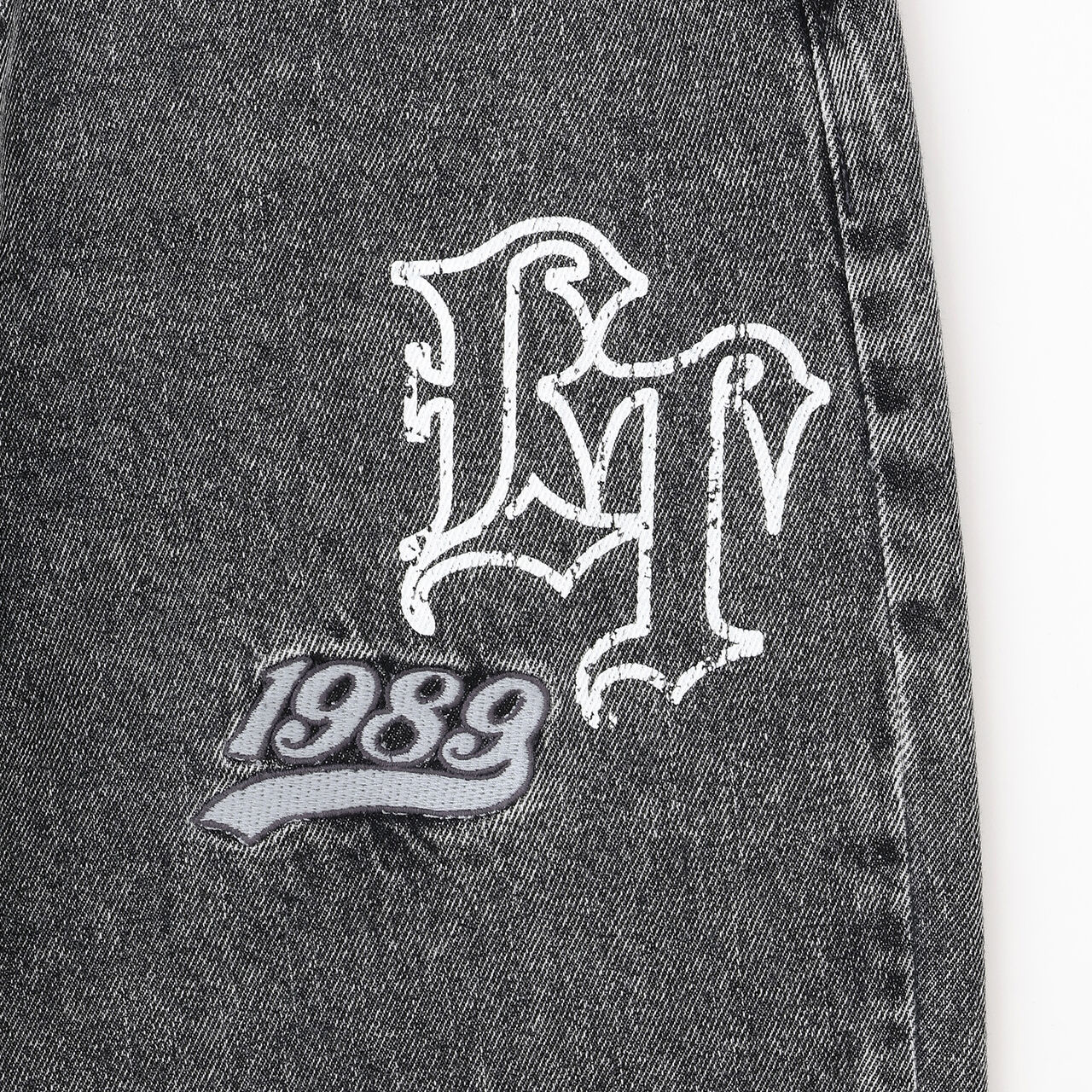[LTXC] Patch Design Denim Pants,Gray, large image number 15