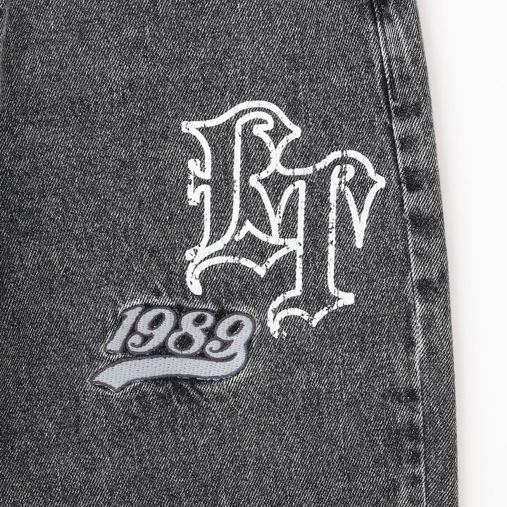 [LTXC] Patch Design Denim Pants,Gray, medium image number 15