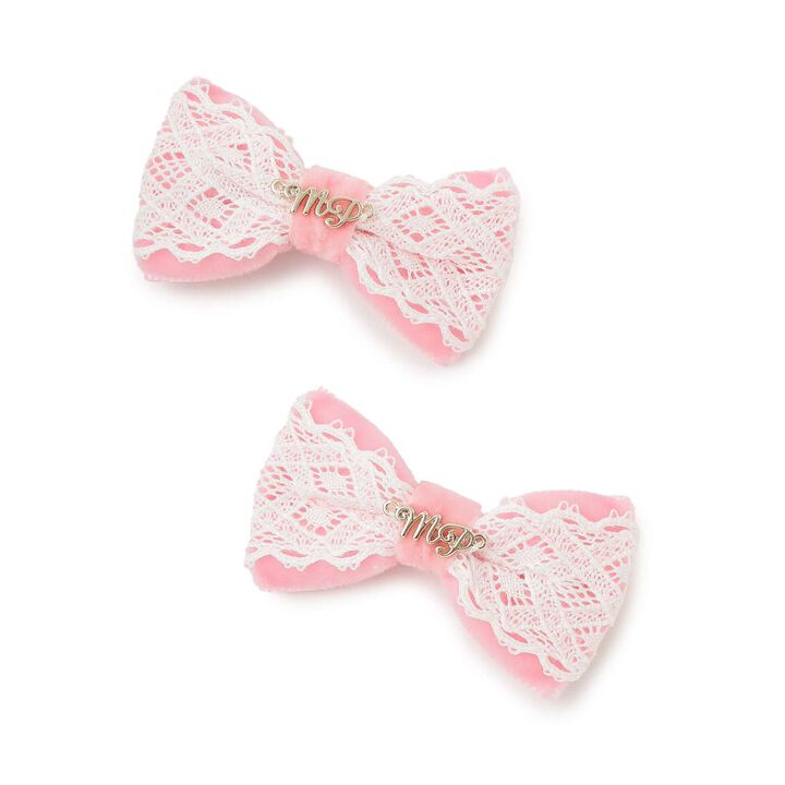 Ribbon Hair Clip Set of 2 [Made in Japan],, medium