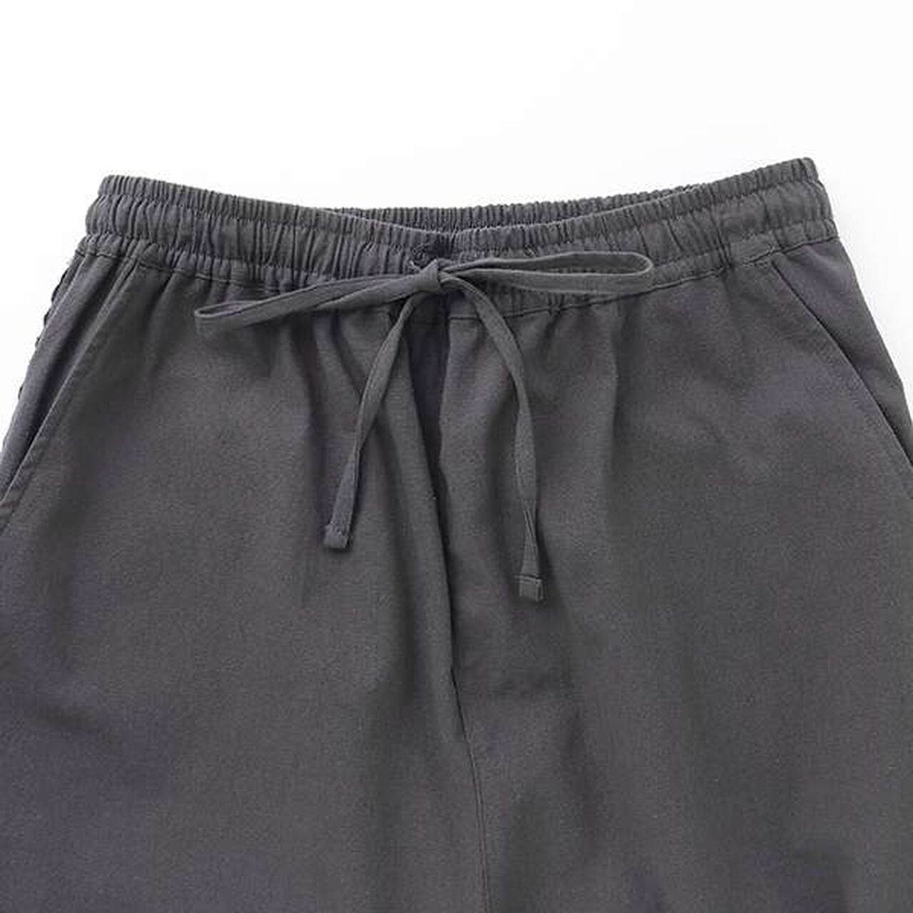 [Link] Side Lace Wide Pants,Charcoal gray, large image number 2